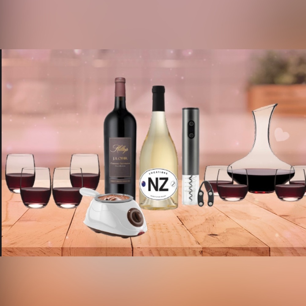 Wine Bar Set + Chocolate Fondue - Eternal Living